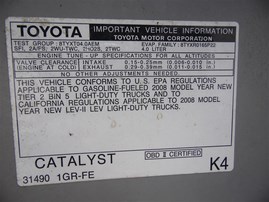 2008 Toyota Tacoma SR5 Silver Crew Cab 4.0L AT 4WD #Z24583